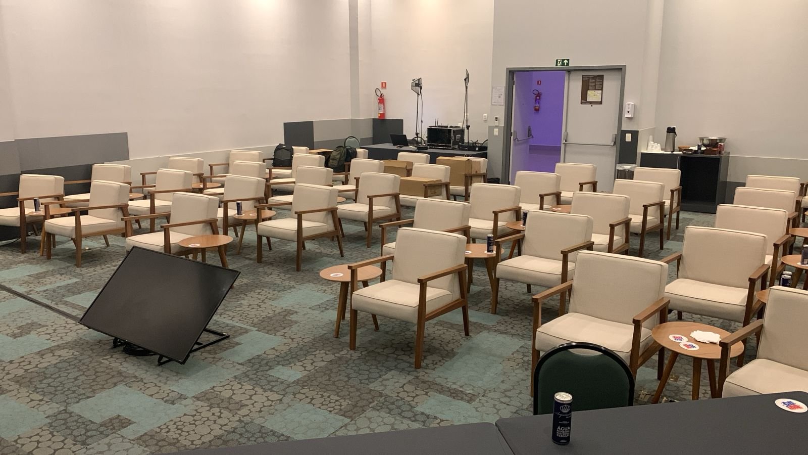 Evento com poltronas Julia